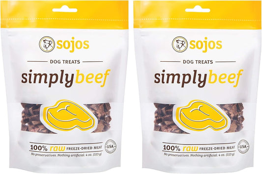 Sojos-Sojos-Simply-Beef-Dog-Treats,-Pack-of-2-------702