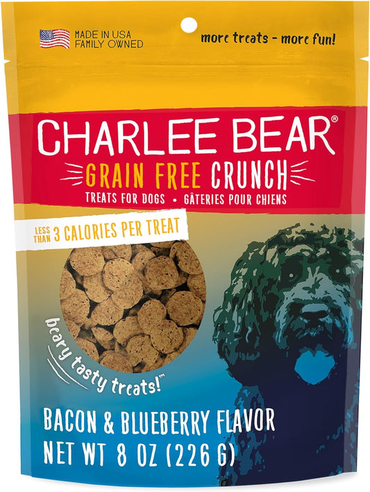 Charlee-Bear-Crunch-Grain-Free-Dog-Treats,-Bacon-and-Blueberry,-8-Resealable-2796