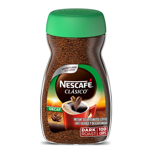 NESCAFÉ-CLÁSICO,-Instant-Coffee,-Decaf-Dark-Roast,-4023