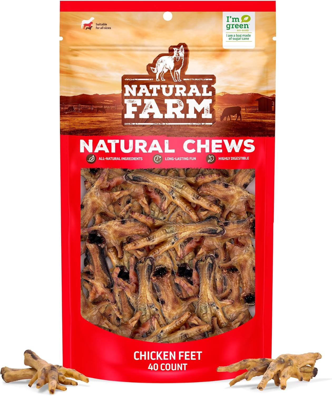 Natural-Farm-Nail-Free-Chicken-Feet-Dog-Treats-(40-Pack),-1-Free-Range-Dried-2088