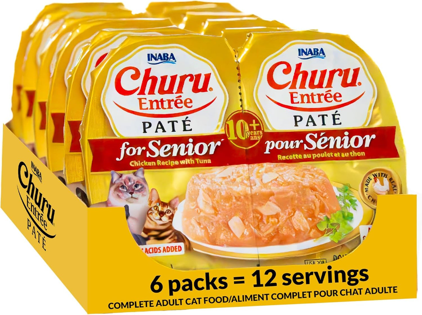INABA-Churu-Entrée-Pate-for-Senior-Cats,-High-Protein-&-Moisture,-Wet-Food,-per1207