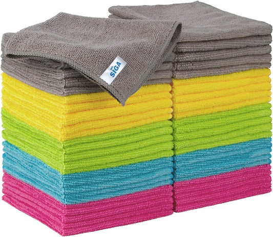 MR.SIGA-Microfiber-Cleaning-Cloth,-All-Purpose-Cleaning-Towels,-Pack-of-50,-4868