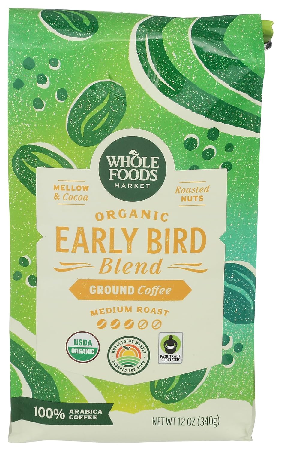 Whole-Foods-Market,-Organic-Early-Bird-Blend,-Medium-Roast-Ground-Coffee,-Cocoa-&-2655