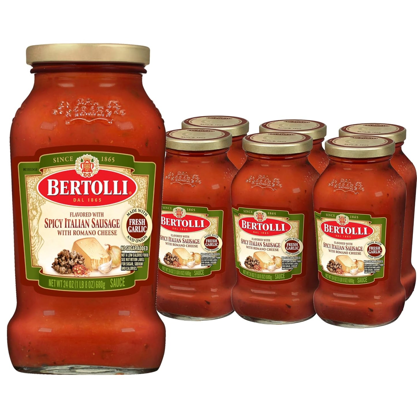 Bertolli-Spicy-Italian-Sausage-with-Romano-Cheese-Sauce---24oz-(Pack-of-495