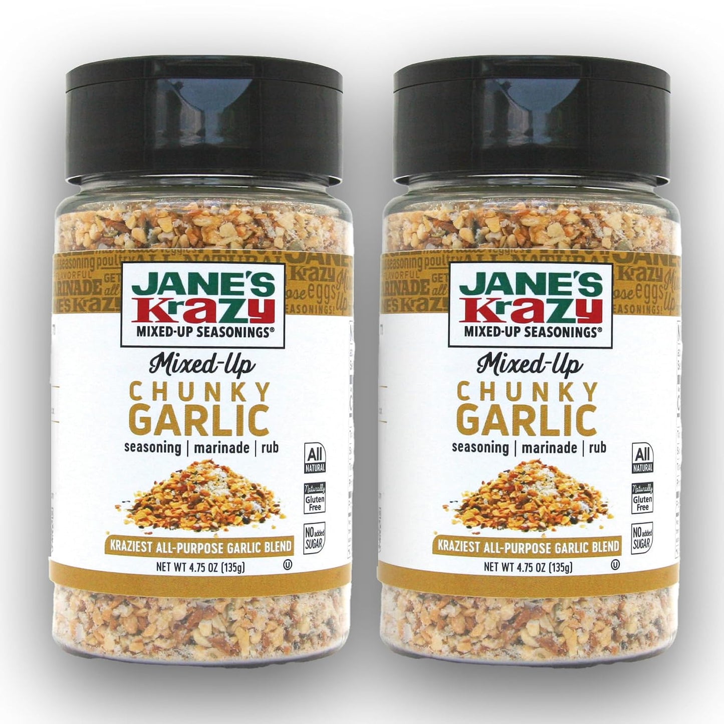 Jane's-Krazy-Chunky-Mixed-Up-Garlic-Seasoning,-135-Grams-(Packing-may-vary)-(2-733