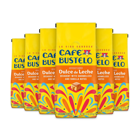 Café-Bustelo-Dulce-de-Leche-Artificially-Flavored-Ground-Coffee,-11-Oz.-Bag-(Pack-of-864