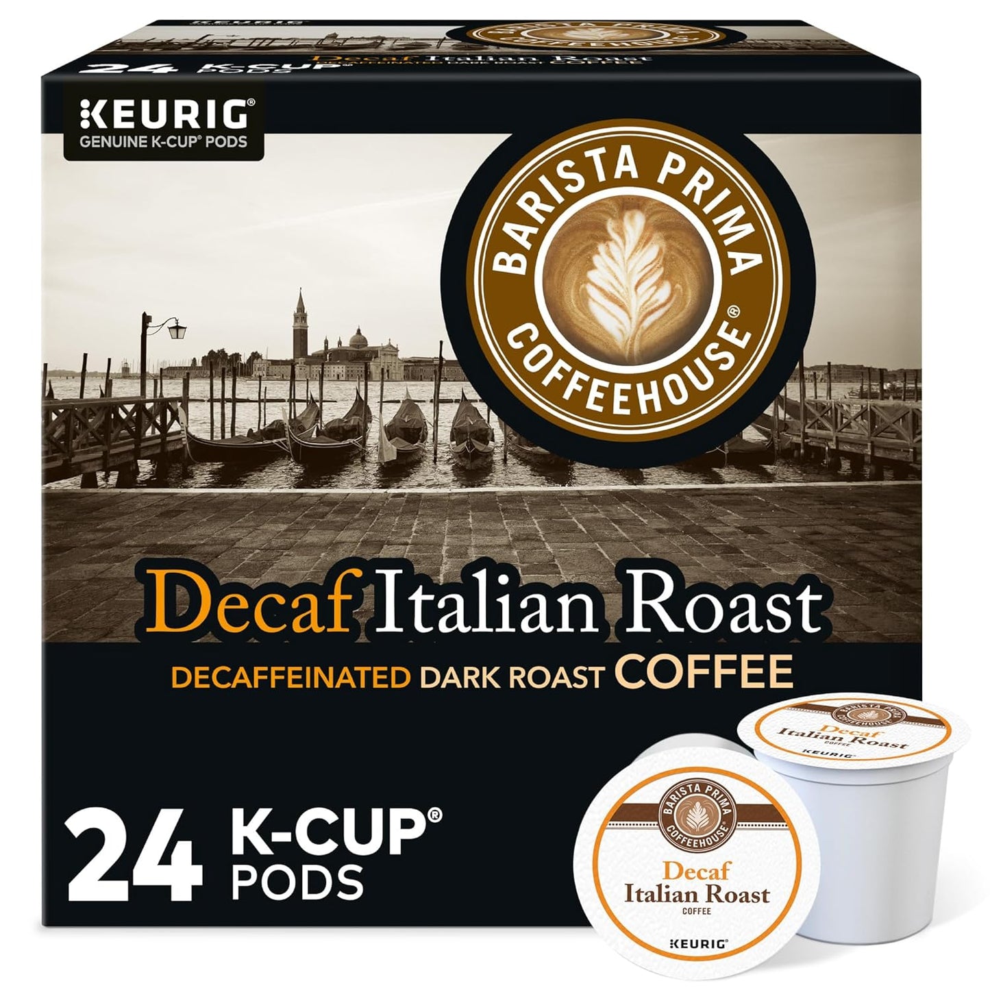 Barista-Prima-Coffeehouse,-Cápsulas-K-Cup-de-una-sola-porción-Keurig-descafeinado-italiano,2756