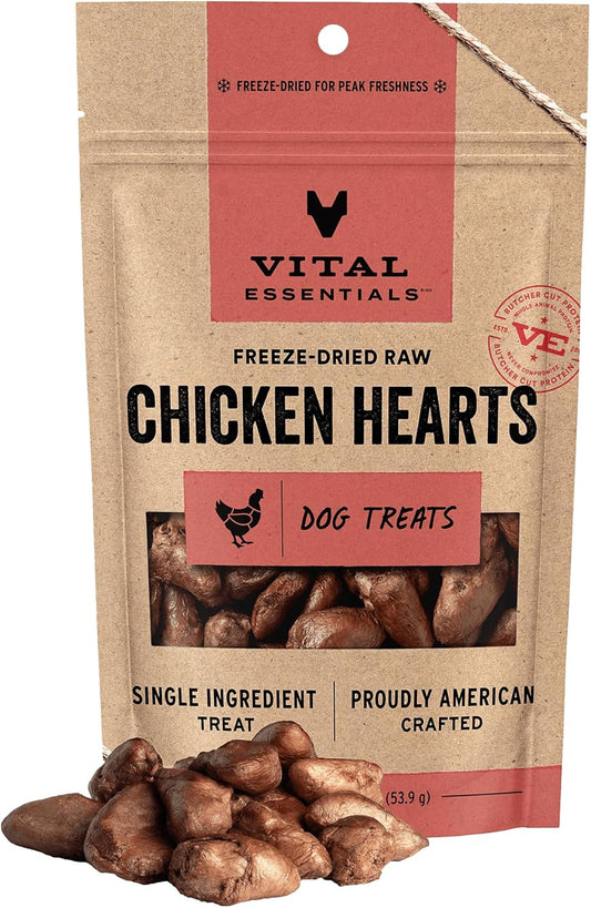 Vital-Essentials-Freeze-Dried-Raw-Chicken-Hearts-Dog-Treats-|-Single-|-2889