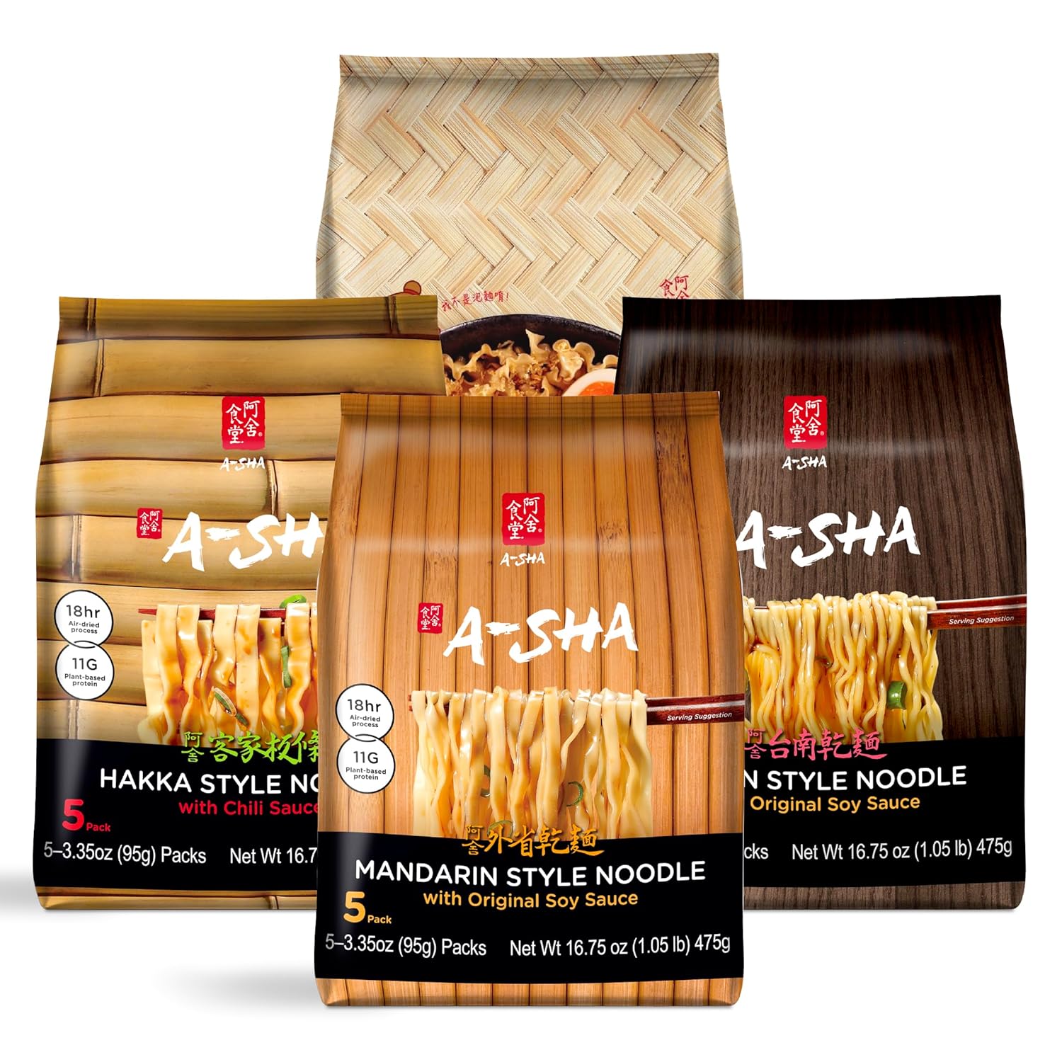 A-Sha-Fideos-instantáneos-asiáticos-saludables-con-paquete-de-salsa-|--Paquete-487