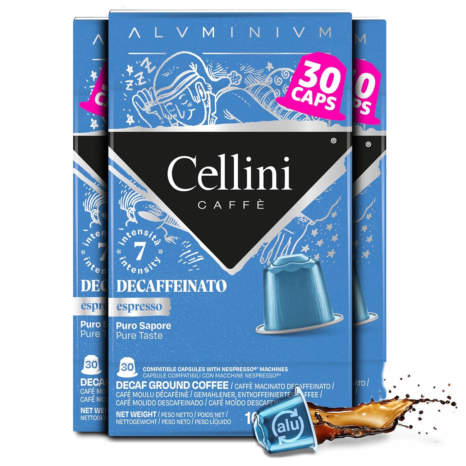 Cellini-Caffè-Decaffeinato-Aluminum-Nespresso-Pods,-30-Count,-Medium-Roast-Coffee-Capsules,-1-1761