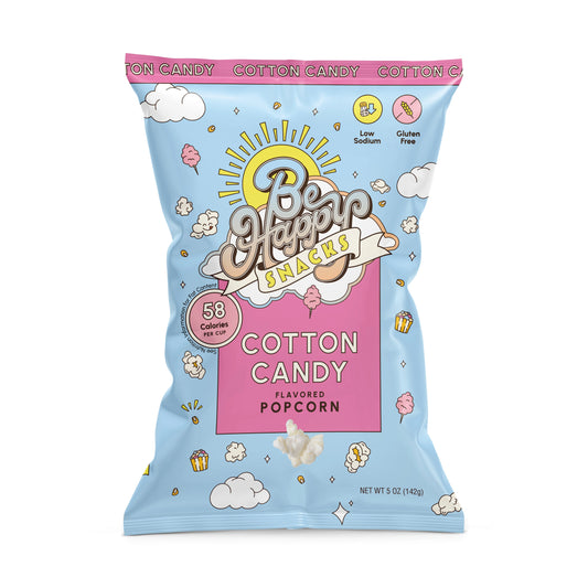 Be Happy Snacks D'Amelio Cotton Candy Popcorn, Gluten-Free, 5 oz
