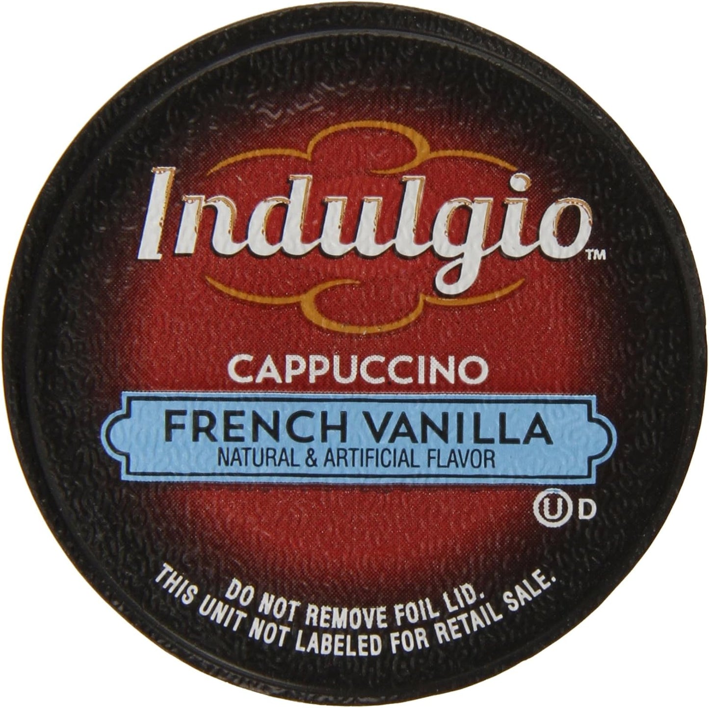 Indulgio-Capuchino,-vainilla-francesa,-12-unidades-de-taza-individual-para-cafeteras-K-Cup2324
