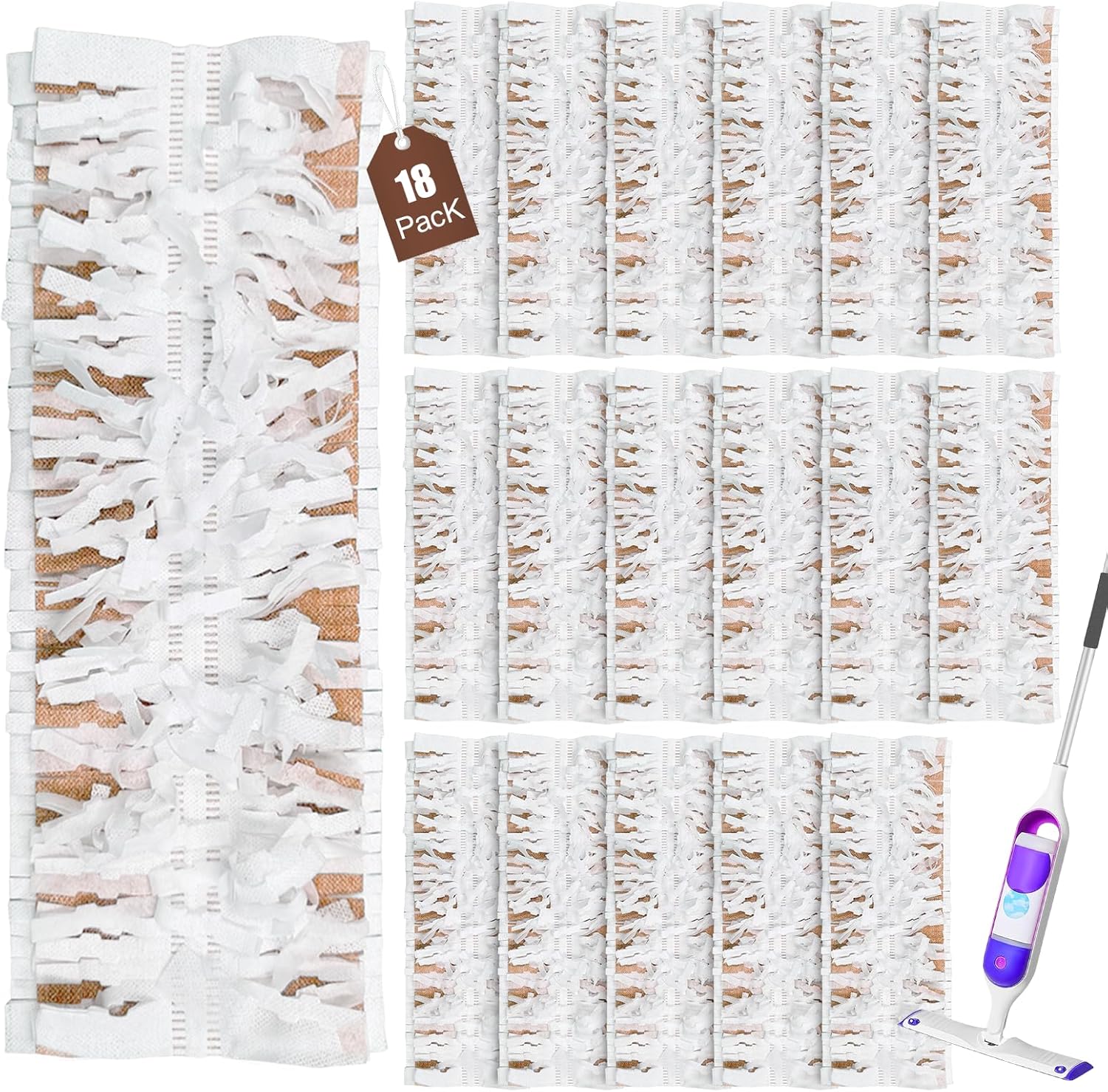 18-Pack-Disposable-Power-Mop-Pads-Refills-for-Swiffer-Powermop-1096