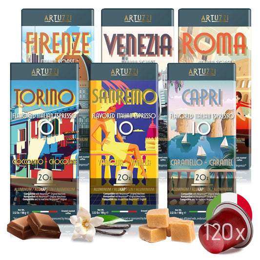 Artuzzi-Cápsulas-de-café-expreso-de-120-unidades-para-máquinas-originales-con838