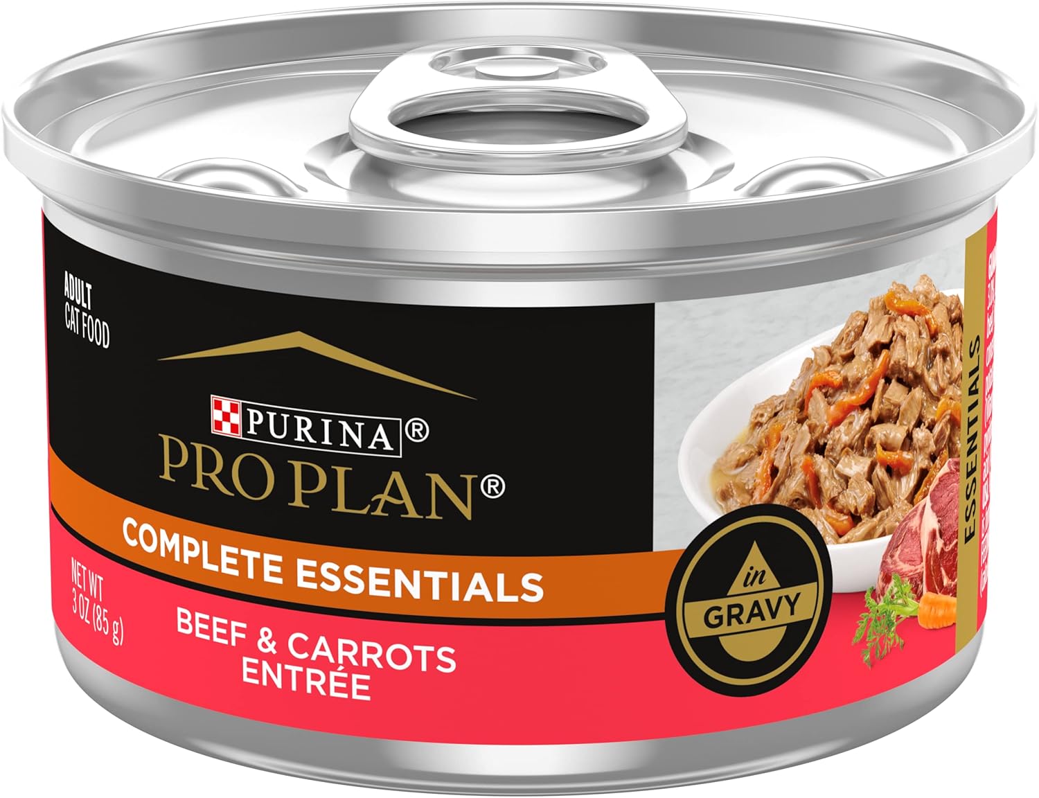 Purina-Pro-Plan-High-Protein-Cat-Food-Wet-Gravy,-Beef-and-Entree-(Pack-24)1503