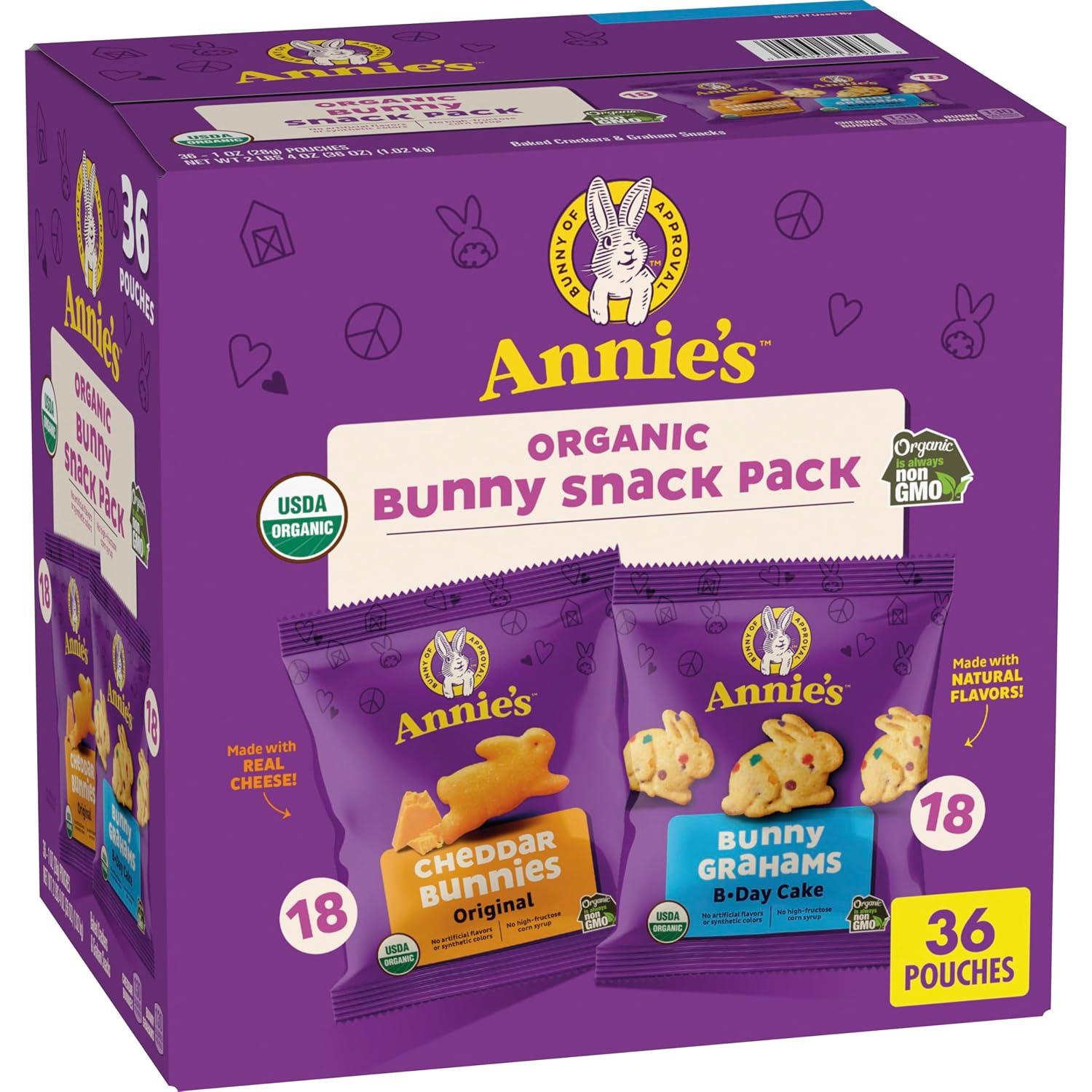 Annie's-Organic-Snack-Variety-Pack,-Cheddar-Bunnies-&-Grahams,-36-ct--|-Cheddar-Bunnies-Birthday-2265