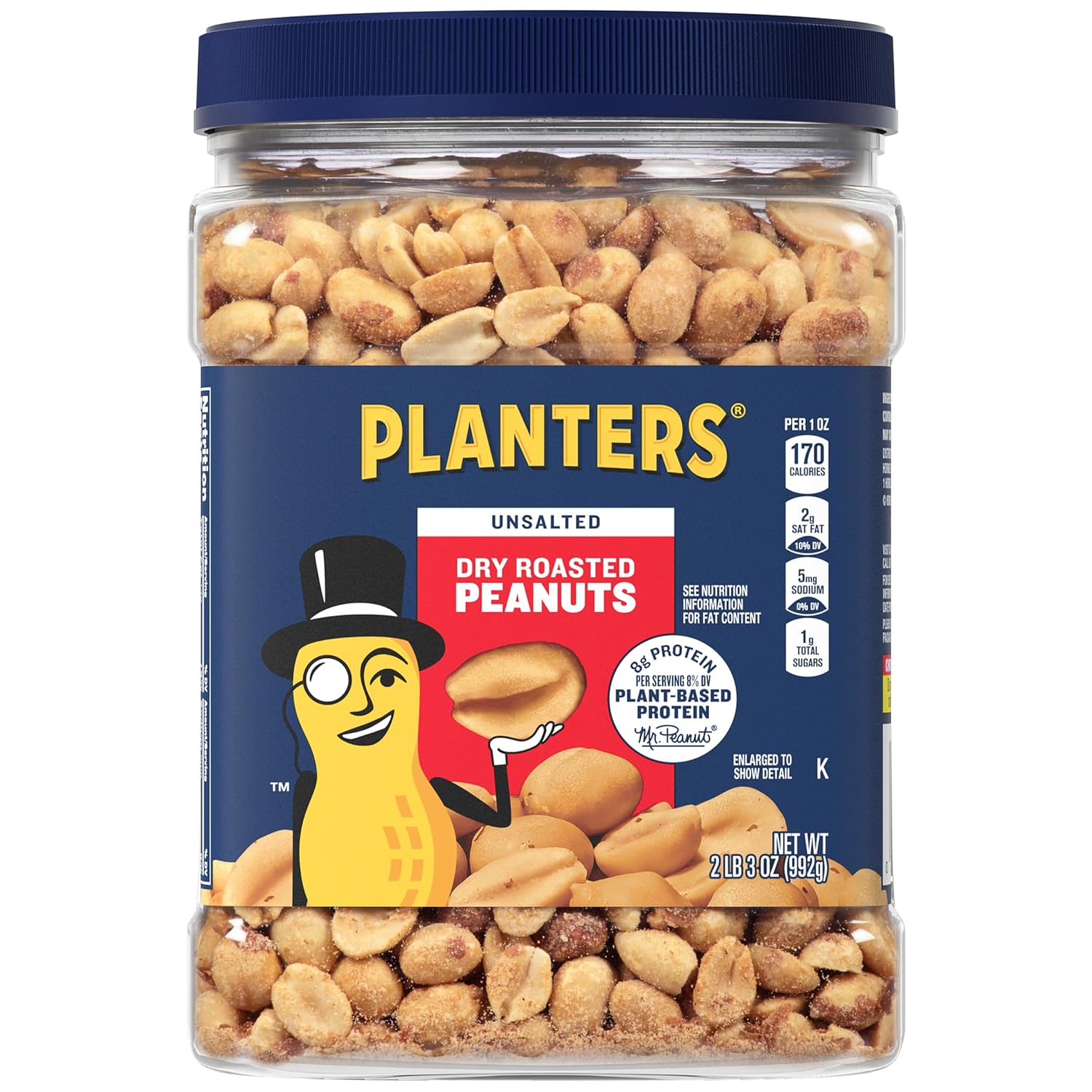 Planters-Unsalted-Dry-Roasted-Peanuts,-35-Ounce----------1549