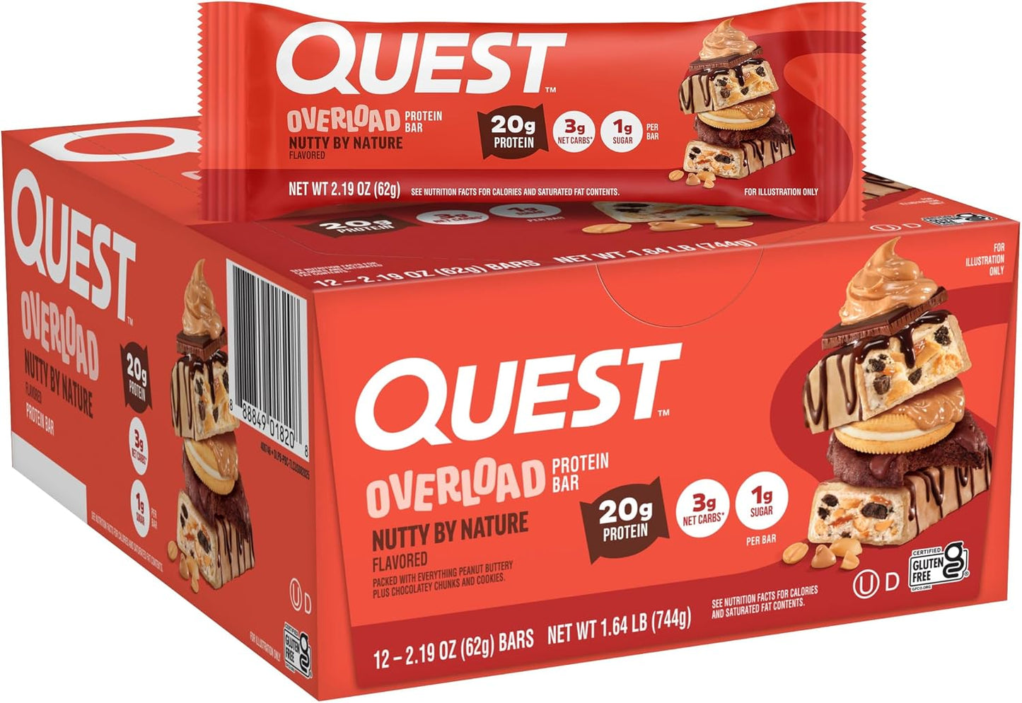 Quest-Nutrition-Overload-Protein-Bars,-Nutty-by-Nature-Flavored-Protein-Bars,--20g-Protein,-1g-3g-1747