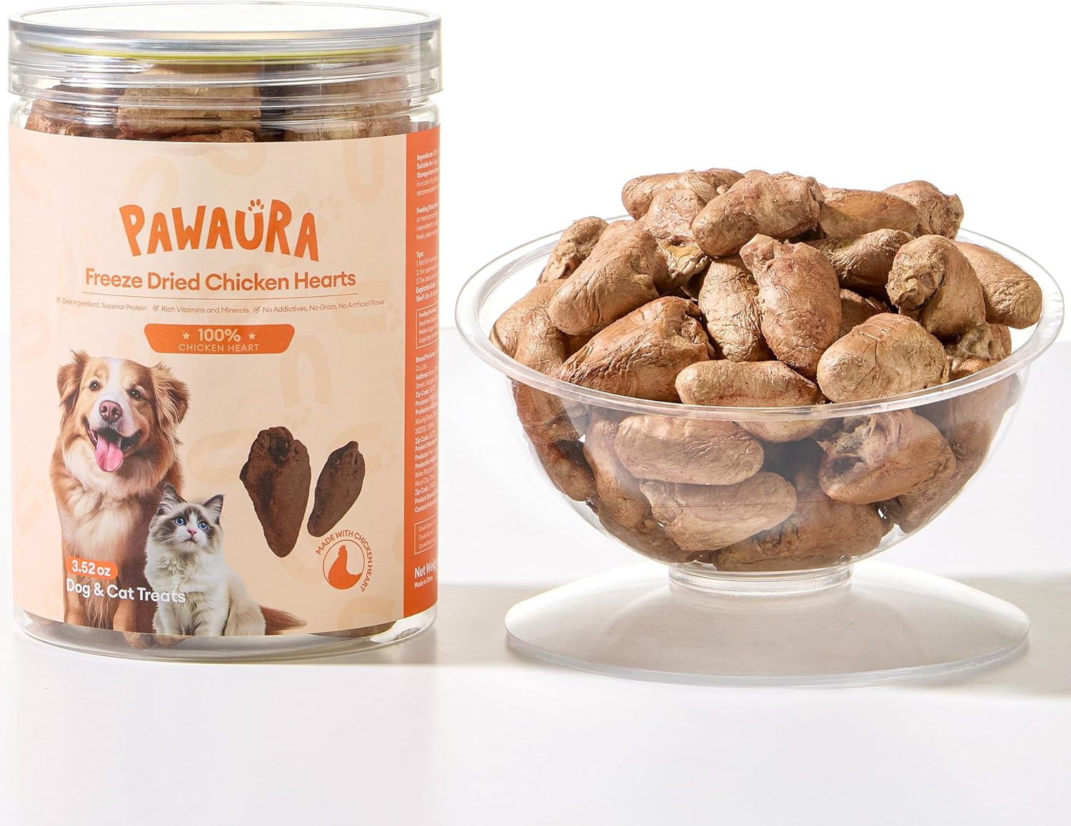 Freeze-Dried-Chicken-Hearts-Cat-&-Dog-Treats,-3.52-oz-—-High-Single-730