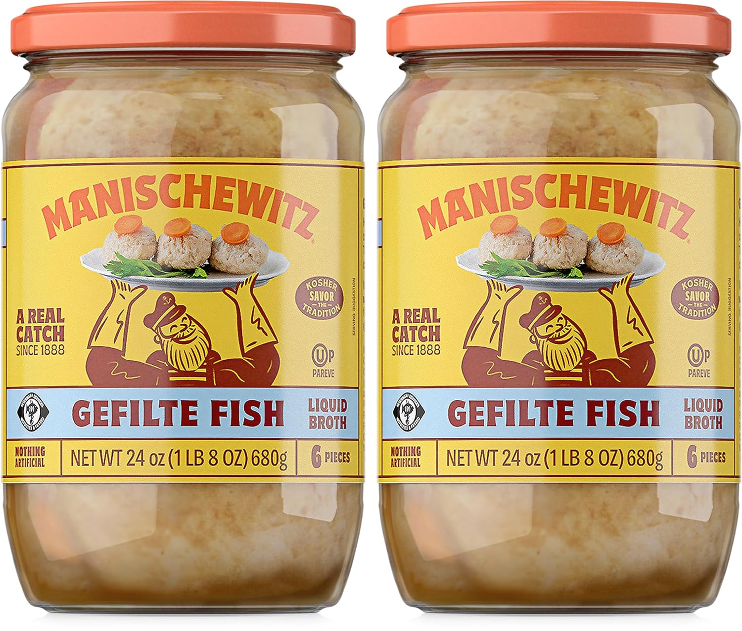 Manischewitz-Gefilte-Fish-in-Liquid-Broth,-Kosher-for-Passover,-24-Ounce-(Pack-of-344