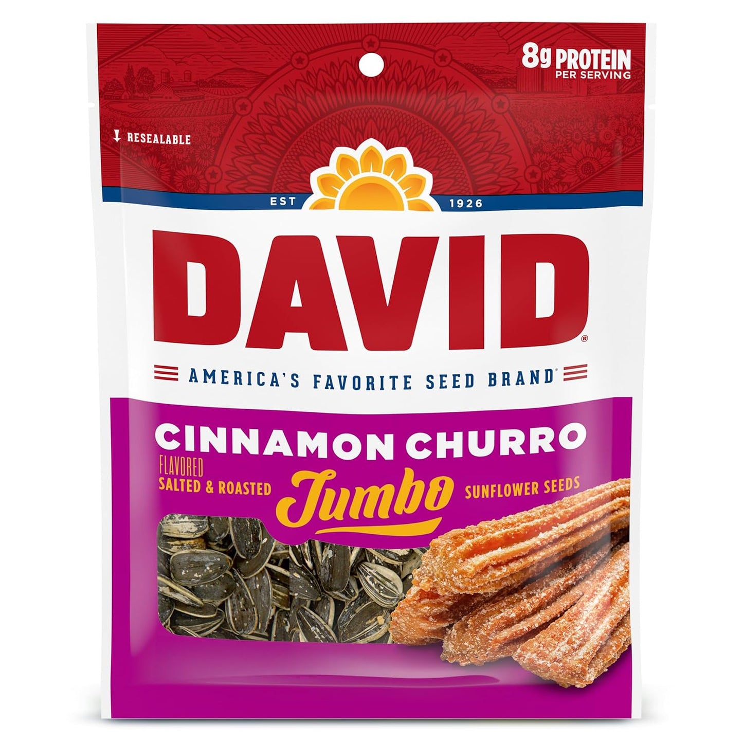 DAVID-Jumbo-Sunflower-Seeds,-Cinnamon-Churro-Flavor,-5.25-oz.-(12-pk)-------82