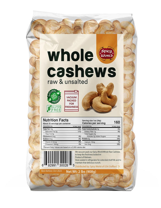 Spicy-World-Raw-Cashews-Whole-2-Pound-Bulk-2190