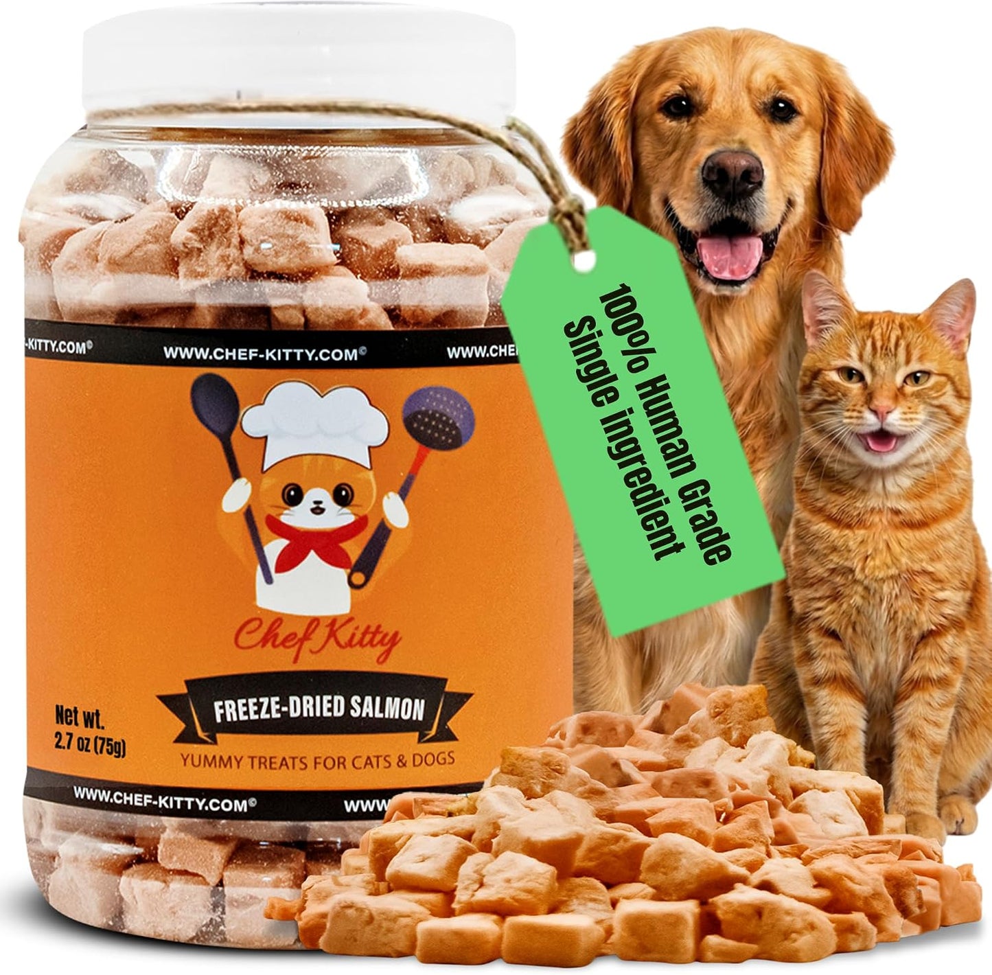 Freeze-Dried-Salmon-Treats-for-Cats-&-Dogs-–-1-Wild-Caught,-Single-Ingredient,-High-Protein,-376