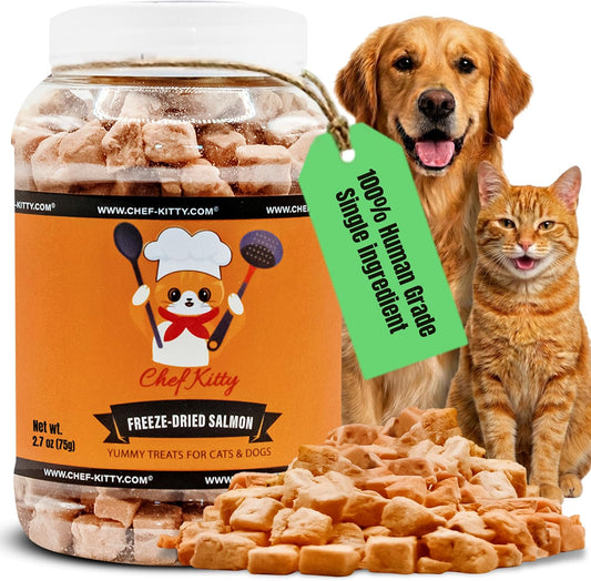 Freeze-Dried-Salmon-Treats-for-Cats-&-Dogs-–-1-Wild-Caught,-Single-Ingredient,-High-Protein,-376