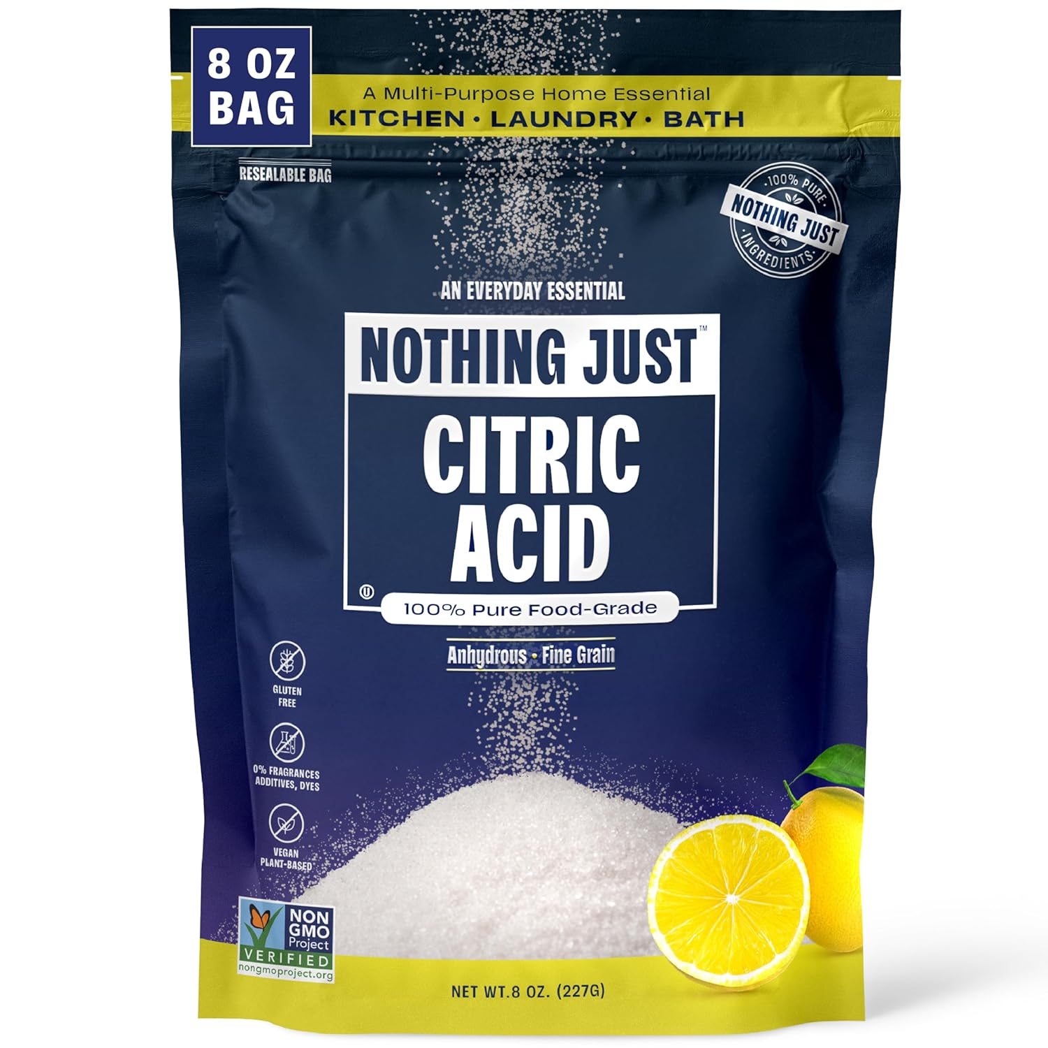 Nothing-Just,-Citric-Acid-Pure-Food-flavor-Grade-8-OZ,-Fine-Grain,-Kitchen,-&-613
