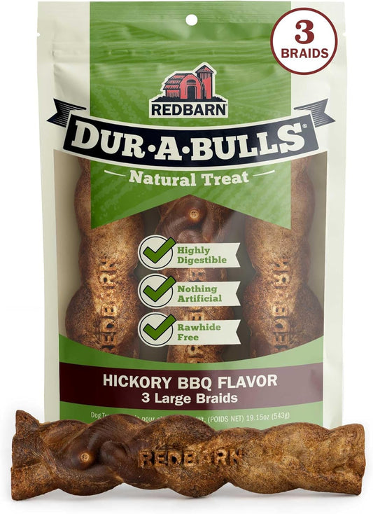 Redbarn-Natural-Dur-A-Bulls-Treats-for-Dogs---3-Large-Braids---Flavor-2137