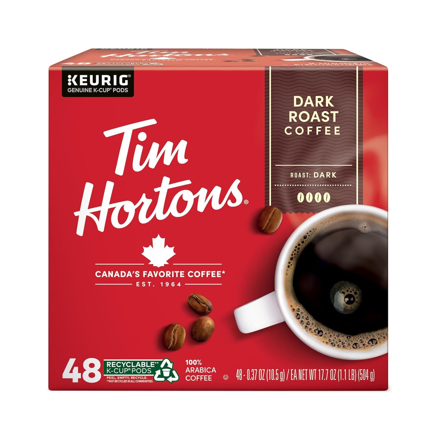 Tim-Hortons-Dark-Roast-1-Arabica-Ground-Coffee-KCUPs,-48ct-------1843