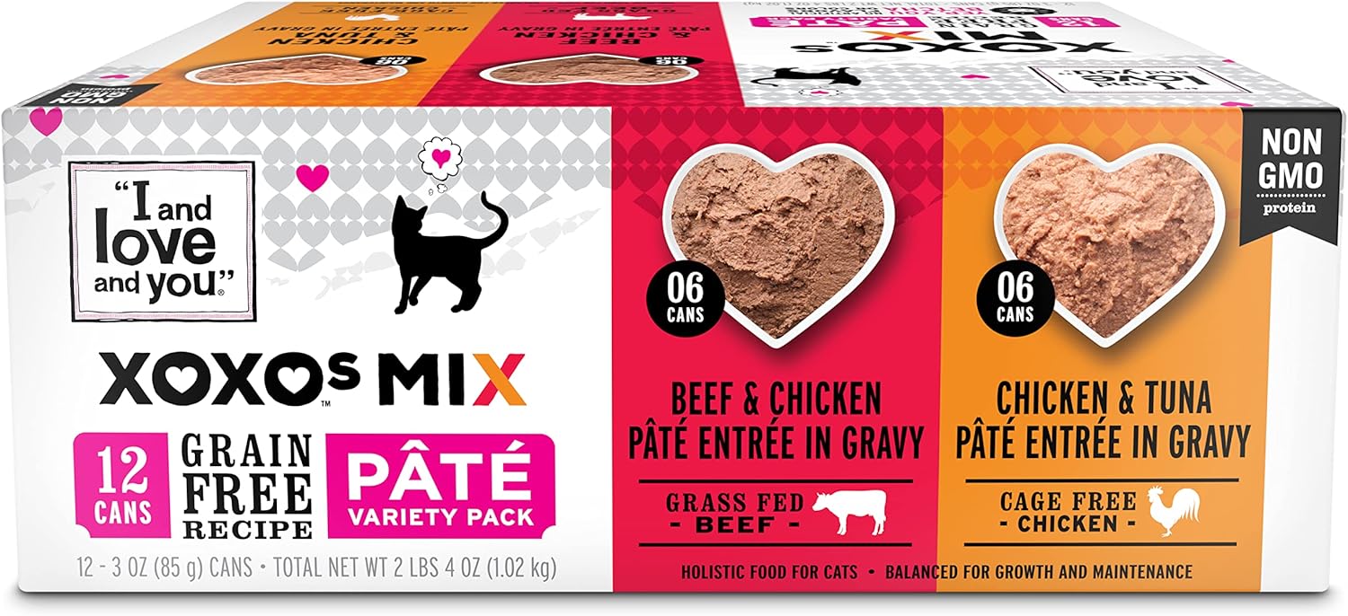 I-and-Love-and-You-XOXOs-Wet-Cat-Food---Chicken-Beef-Variety--1513