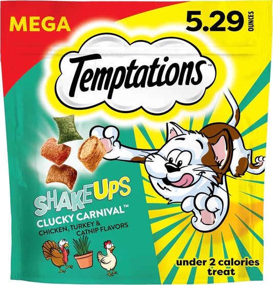 Temptations-Cat-Treat-ShakeUps,-Crunchy-and-Soft-Cat-Treats,-Clucky-Carnival,-5.29-oz.-Pouch-625