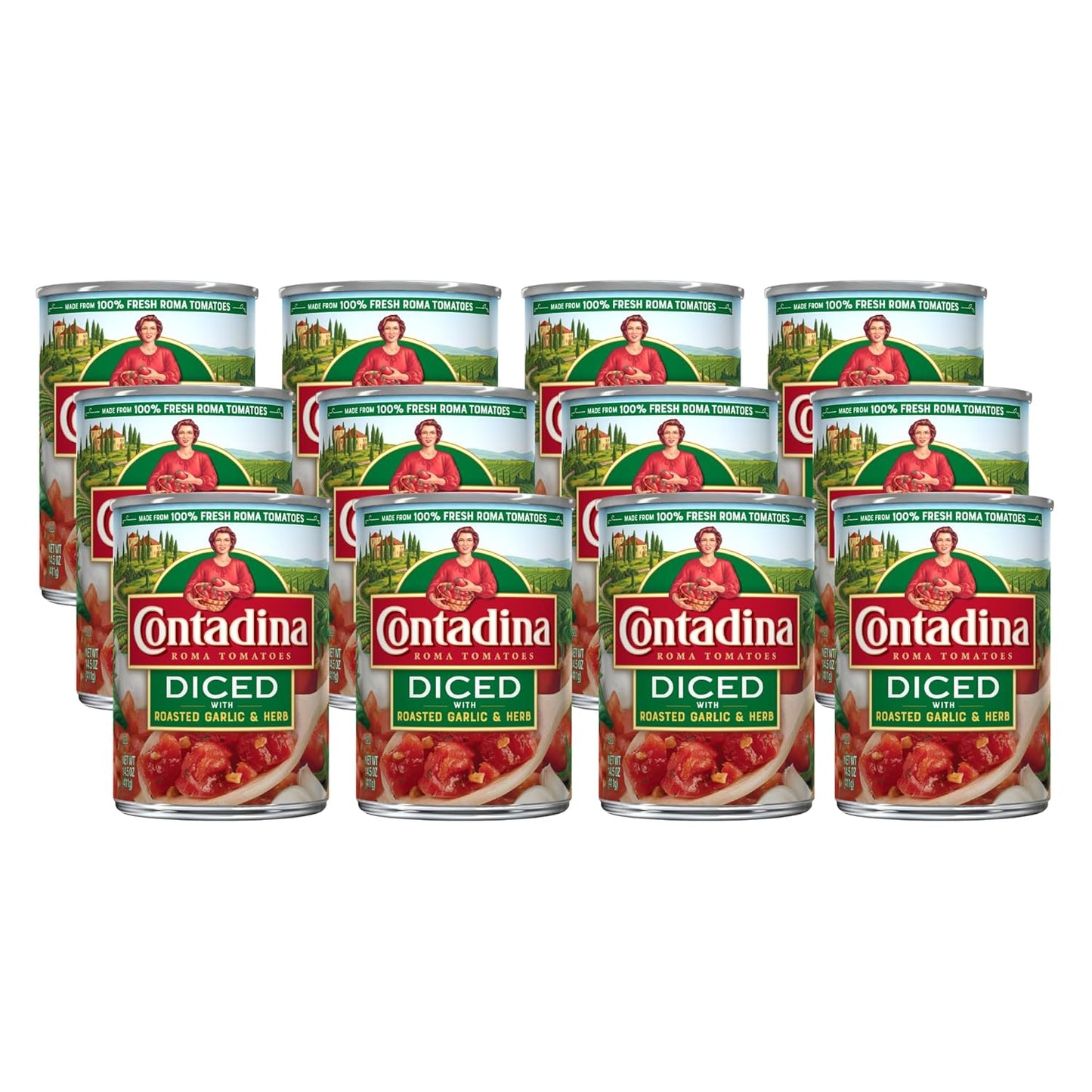 Contadina-Tomates-picados-con-ajo-asado,-14.5-oz-(paquete-494
