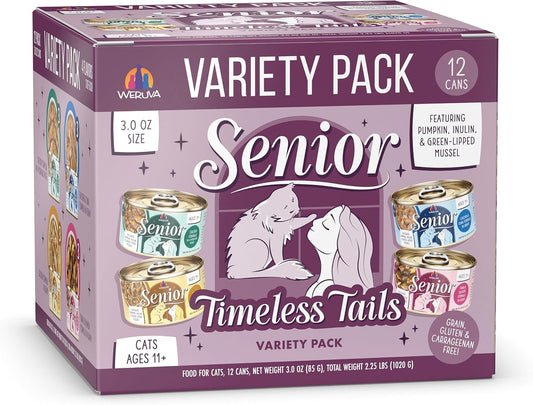 Weruva-Senior-Cat-Food,-Timeless-Tails-Variety-Pack,-3oz-Can,-Pack-of-12-1272
