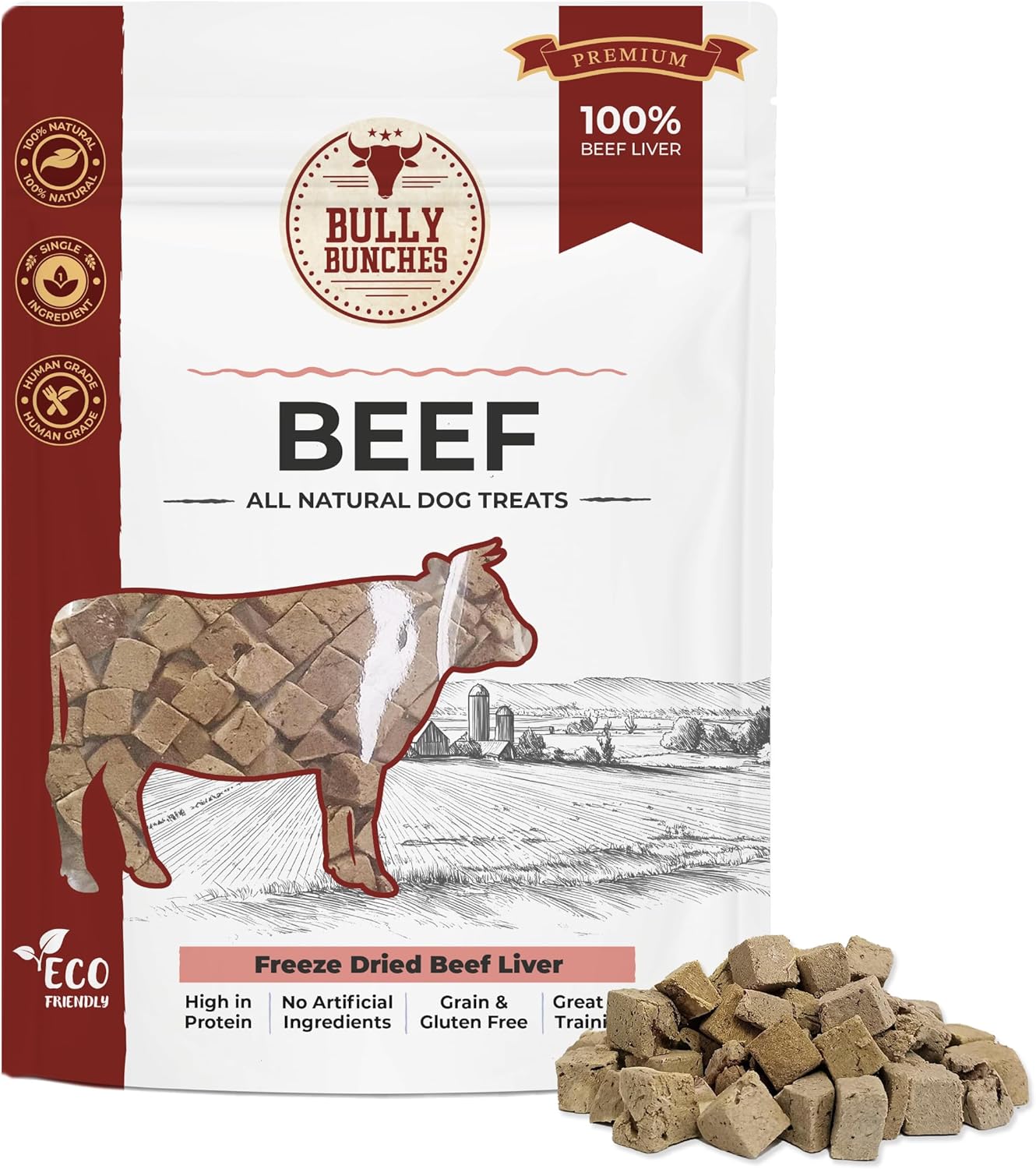 Bully-Bunches-Freeze-Dried-Beef-Liver-Dog-Treats---Made-in-USA,-Human-820