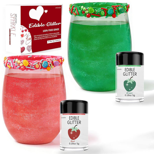 Christmas-Edible-Glitter-Set-for-Cakes-Drinks---Red-&-Green-Food-Sparkle-Dust-1098