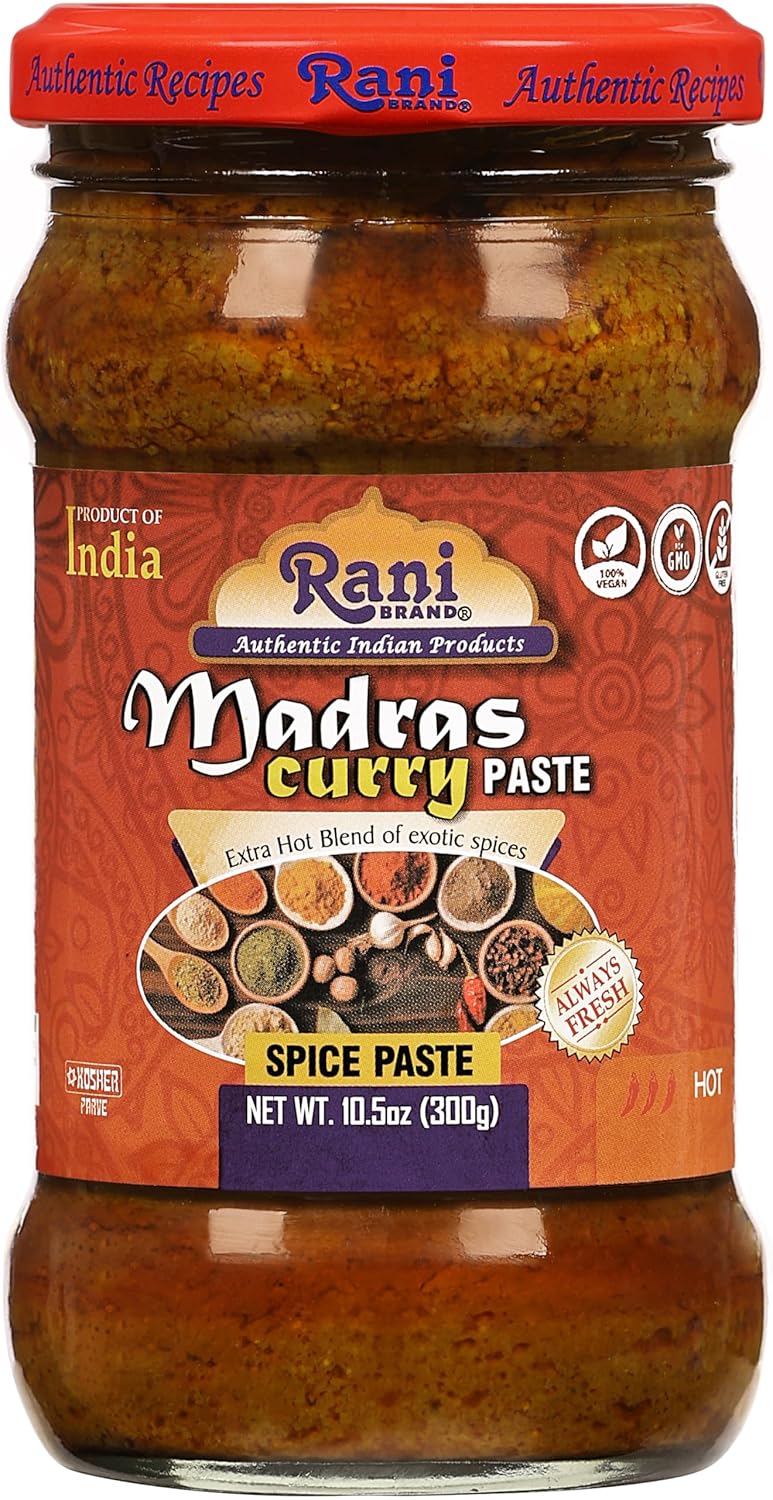Rani-Madras-Curry-Cooking-Spice-Paste-10.5oz-(300g)-Glass-Jar-~-No-198