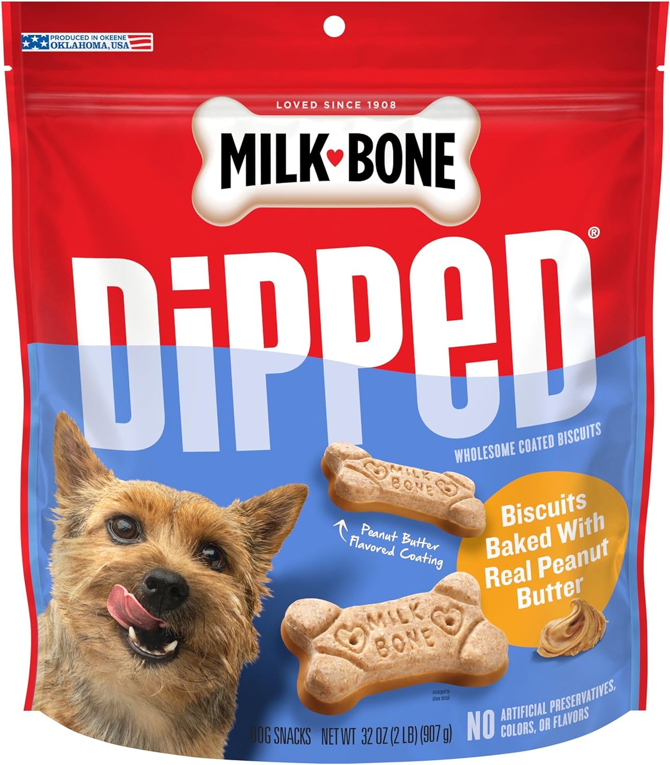 Dipped-Dog-Biscuits-Baked-with-Real-Peanut-Butter,-3446