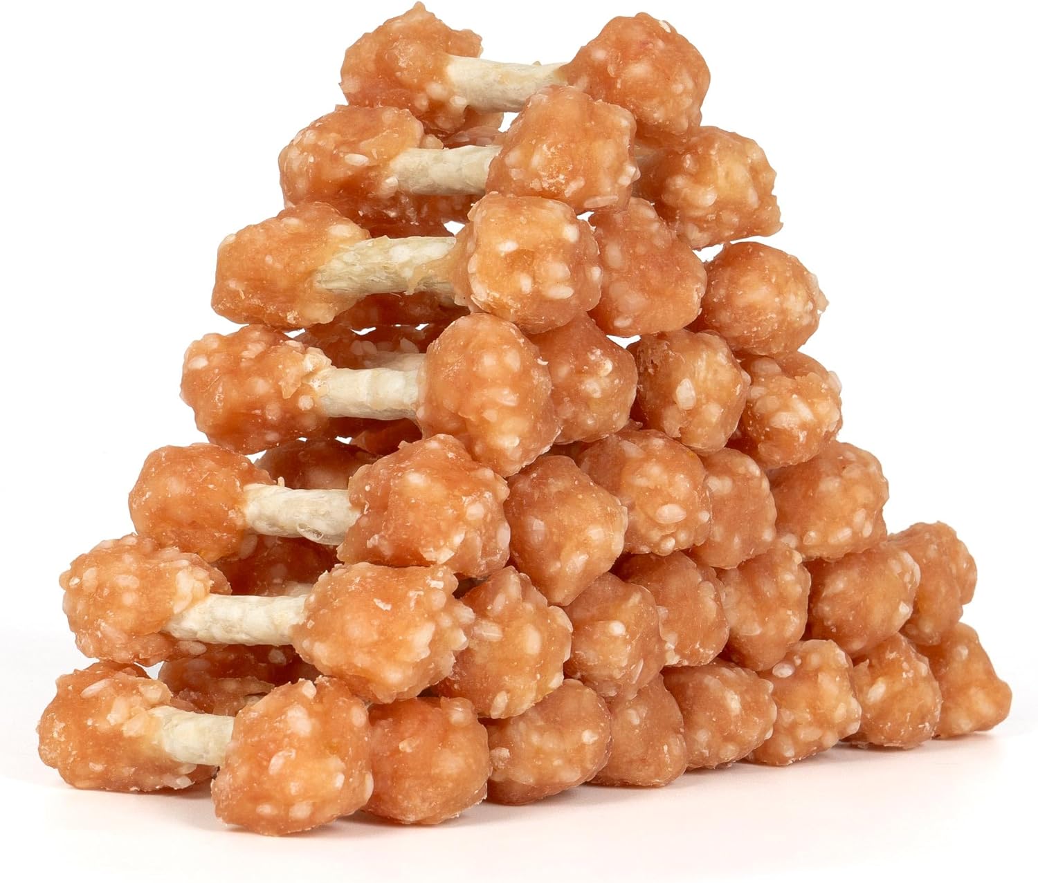 Dog-Treats,-16oz-Mini-Rawhide-Chews,-Chicken-Dumbbells-3972