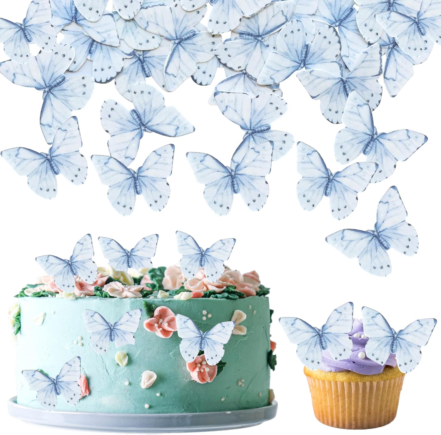 Ephlyn-48Pcs-Edible-Butterfly-Cupcake-Toppers-Butterfly-Cupcake-Picks-Edible-Cupcake-Decorations-Baby-Kids-516