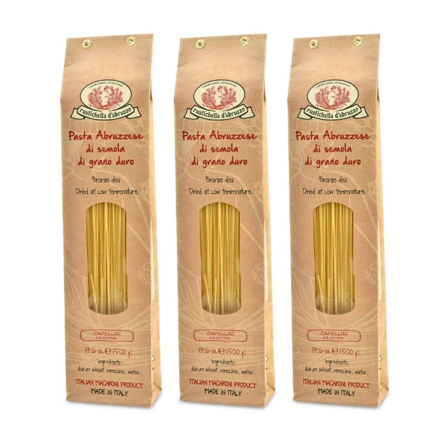 Rustichella-d'Abruzzo-Capellini-Angel-Hair-Pasta-(Pack-of-1333