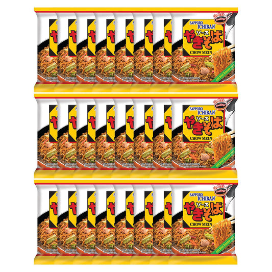 [ICHIBAN-DE-SAPPORO]-Yakisoba,-fideos-fritos-japoneses-instantáneos-de-sabor--n.º-531