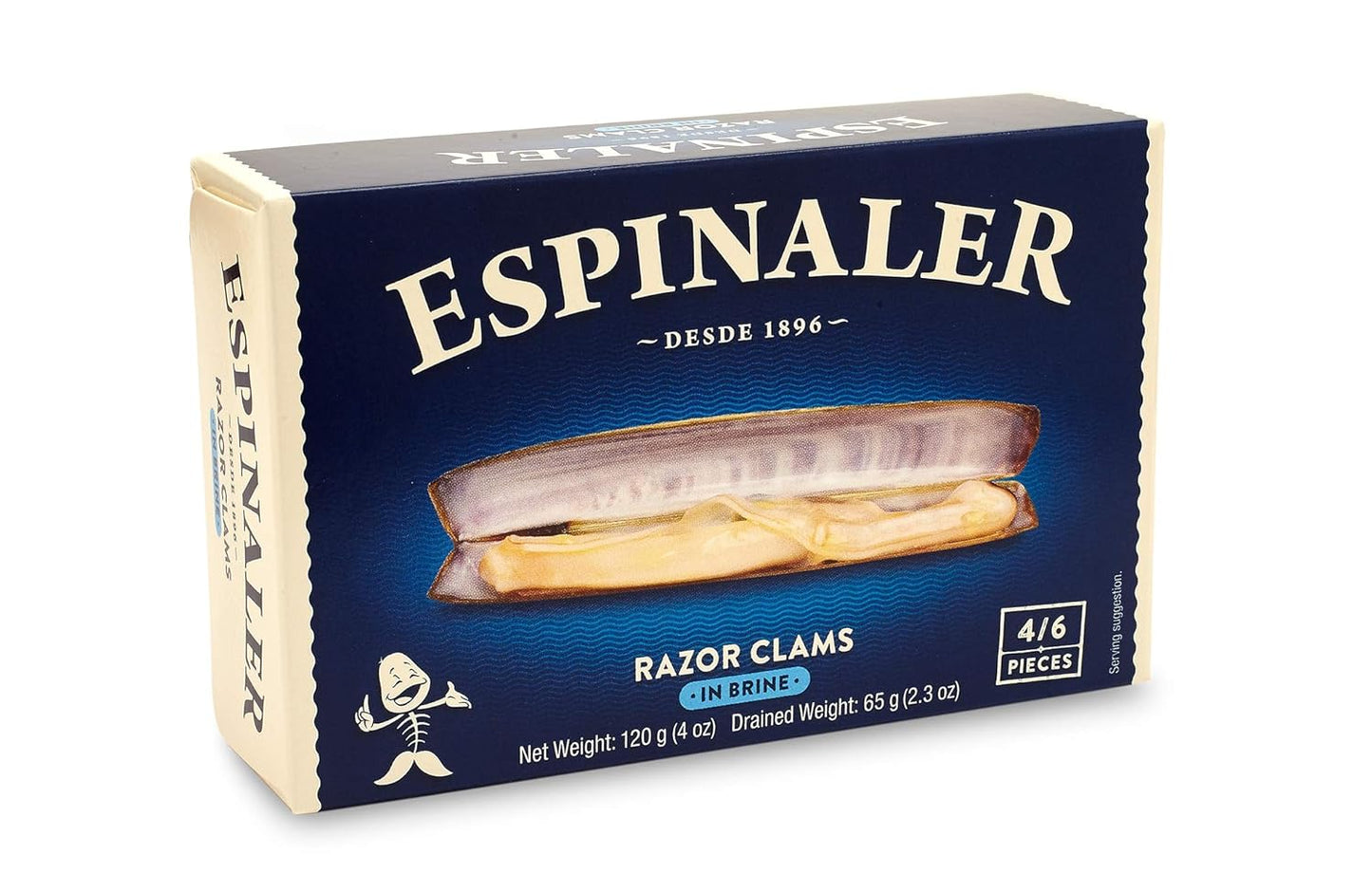 Espinaler-Almejas-de-afeitar-(recortadas)-Línea-clásica-4/6,-4.23-oz-------814