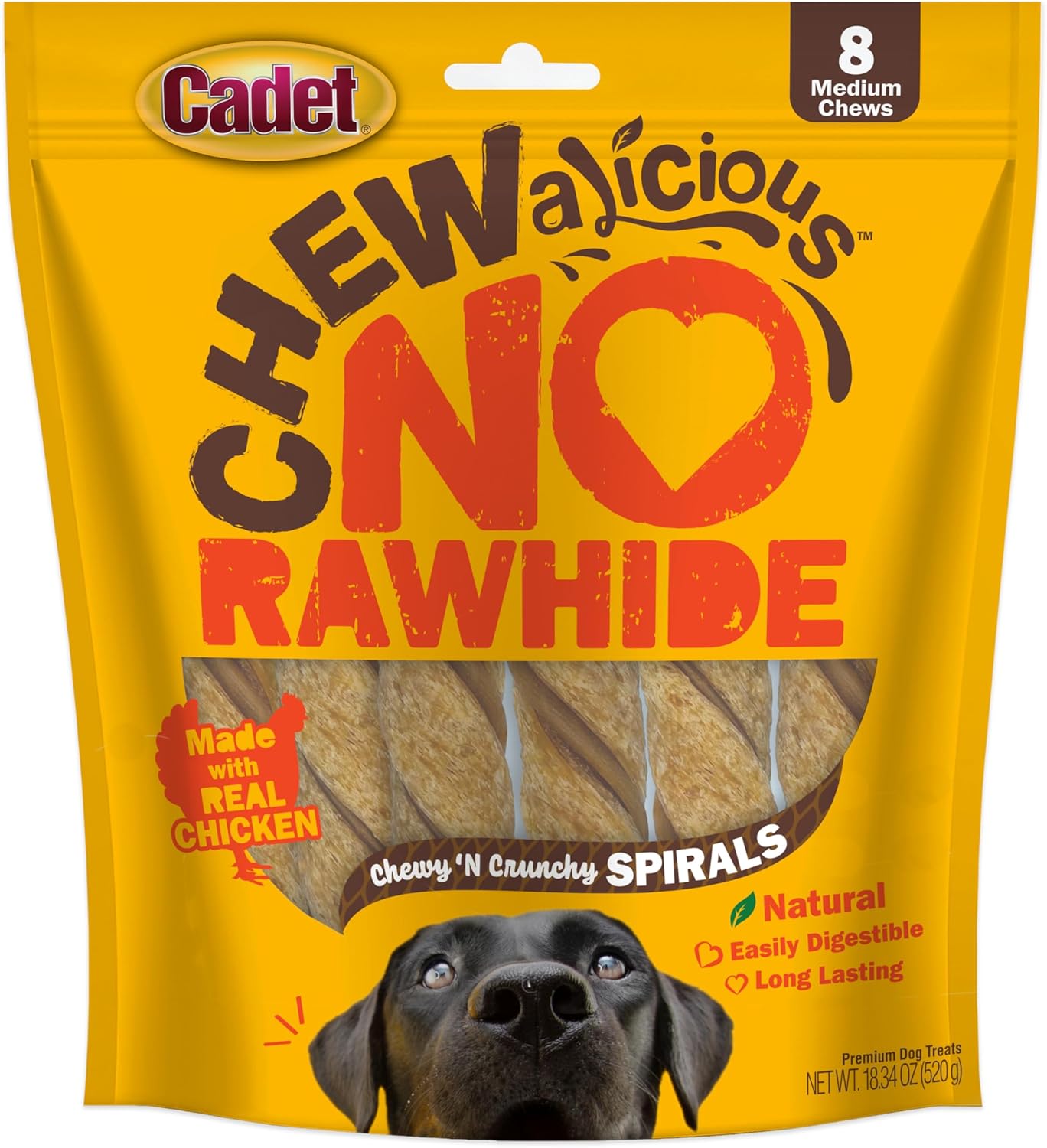 Cadet-Chewalicious-Chewy-'N-Crunchy-Spiral-Dog-Treats,-Limited-Ingredient,-Rawhide-Free,-Chews-125