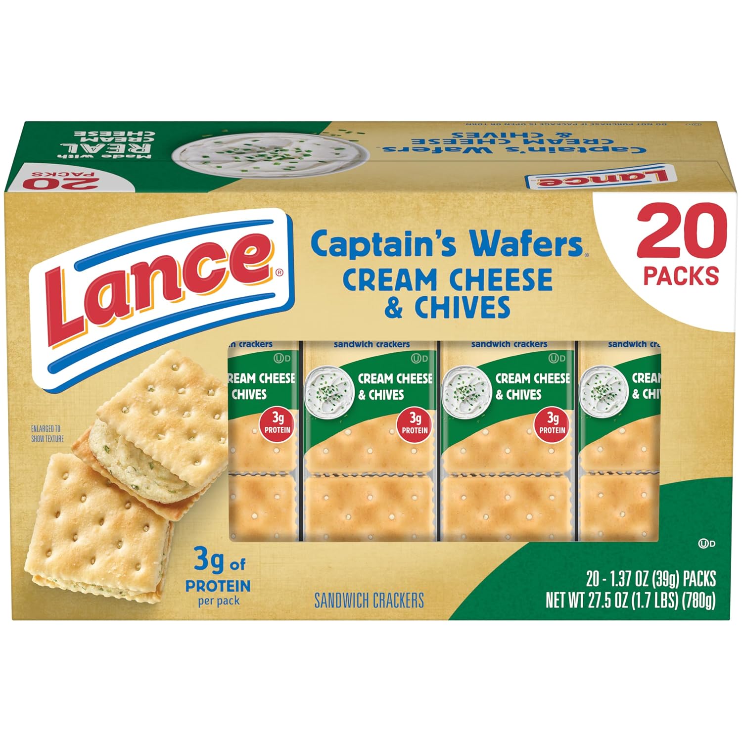Lance-Captain's-Wafers-Cream-Cheese-&-Chives-Sandwich-Crackers,-20-Count--1.37-Oz---2682