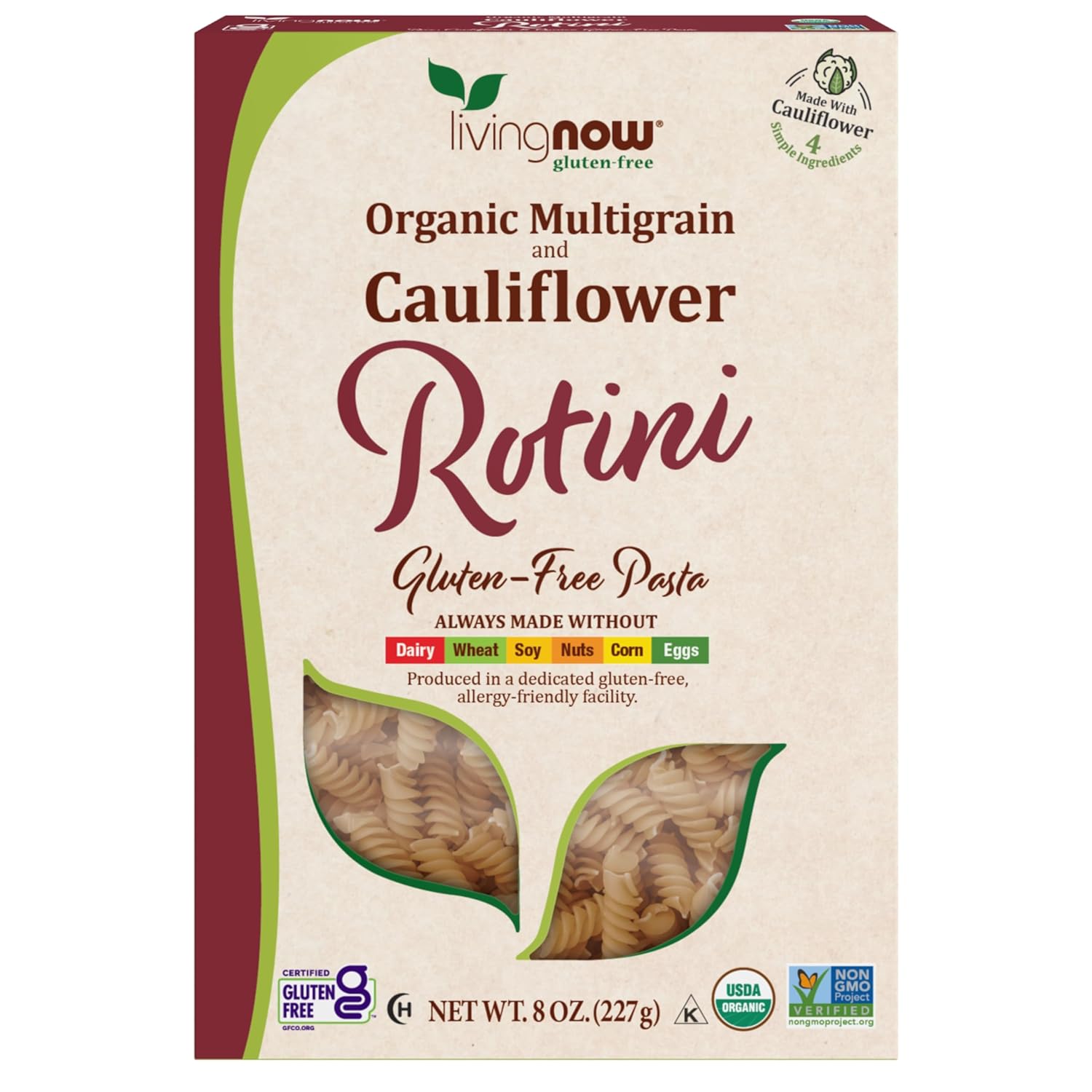 NOW,-Living-Natural-Foods,-Organic-Multigrain-and-Cauliflower-Rotini-Free-862