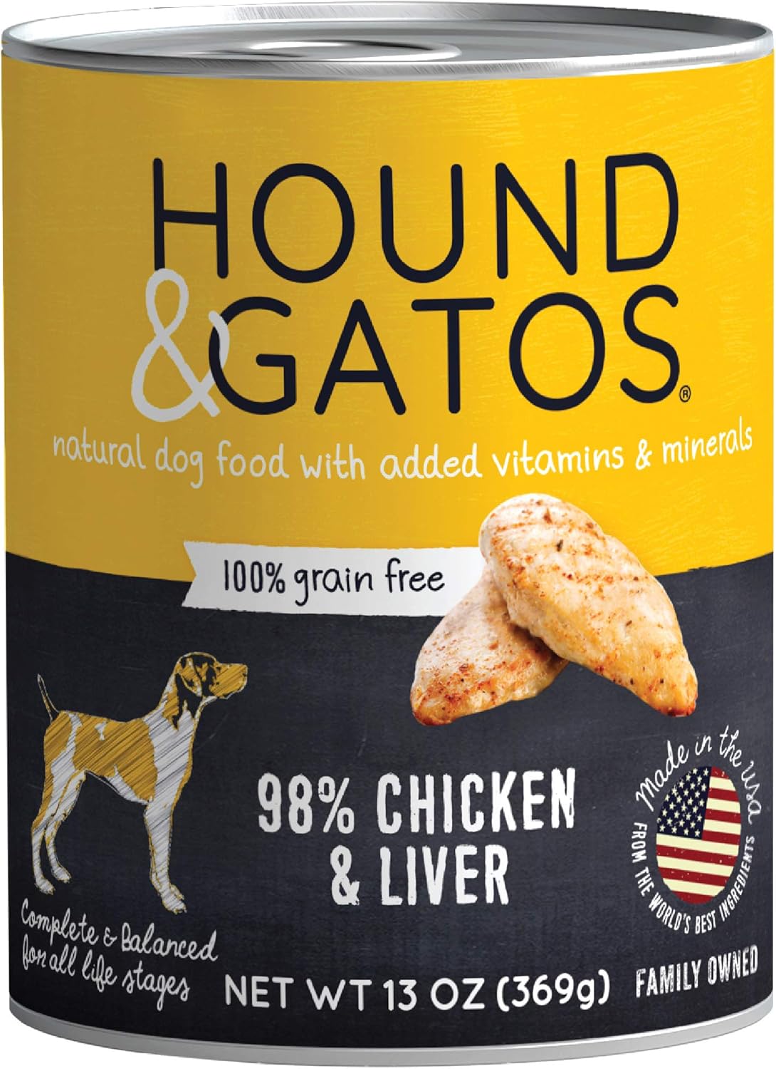 Hound-&-Gatos-Alimento-húmedo-para-perros,-0.98-pollo-973