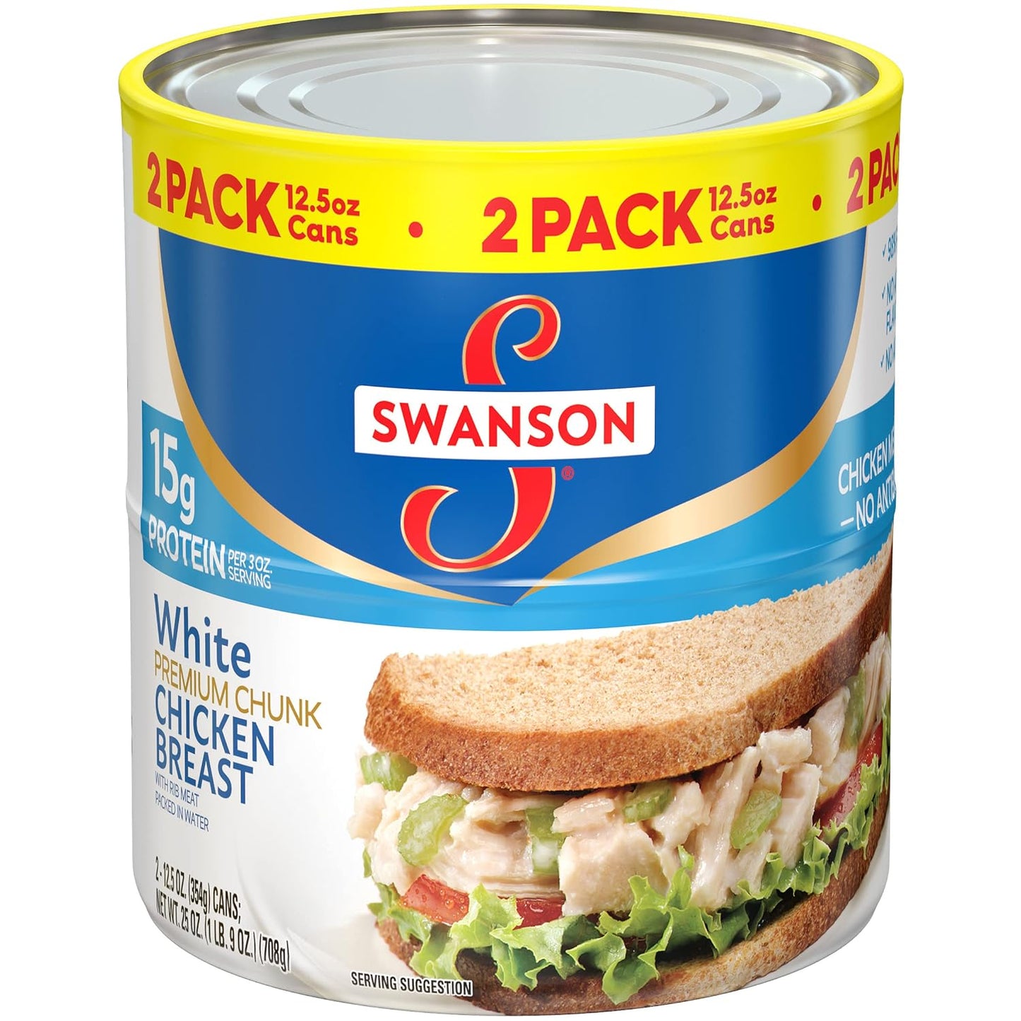 Swanson-Premium-White-Chunk-Chicken-Breast,-12.5-Oz.-Can,-2-Count-----400