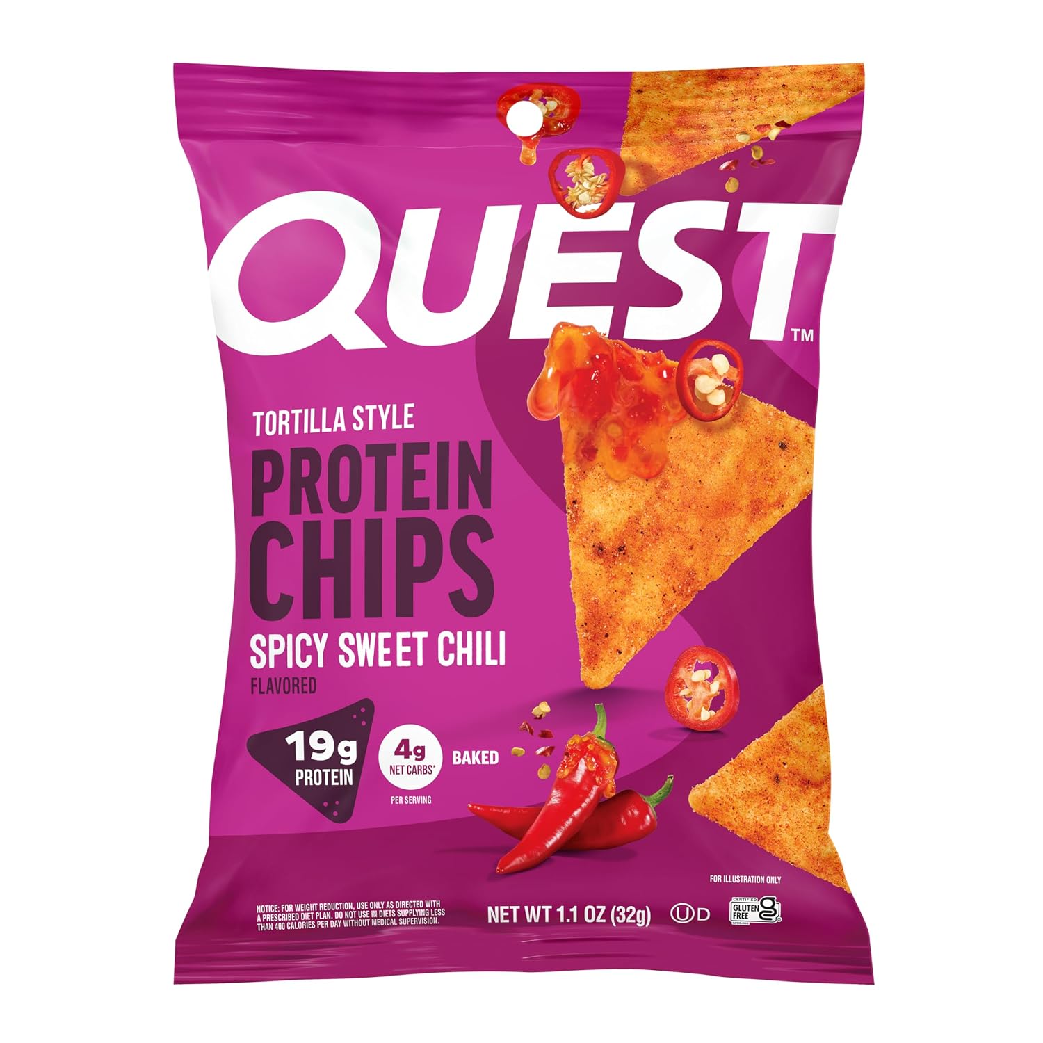 Quest-Nutrition-Spicy-Sweet-Chili-Tortilla-Style-Protein-Chips,-12-Count--|-19g-Protein,-Net-2550